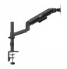 Ergo Office Monitor Mount/Hanger, Gas Spring, 17"-32", 1-10 kg, Matte Black, Max. VESA 100x100, ER-691 B