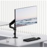 Ergo Office Monitor Mount/Hanger, Gas Spring, 17"-32", 1-10 kg, Matte Black, Max. VESA 100x100, ER-691 B