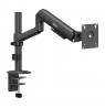 Ergo Office Monitor Mount/Hanger, Gas Spring, 17"-32", 1-10 kg, Matte Black, Max. VESA 100x100, ER-691 B