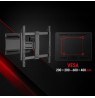 Maclean TV Mount / Bracket, max. VESA 600x400, 37-90", max. load 65 kg, black, MC-881 N