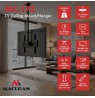 Maclean Ceiling Mount for TV, max. load 50 kg, 37–86", max. VESA 600x400, MC-173