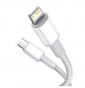 Baseus High Density Braided USB-C to iP PD Lightning 2m white