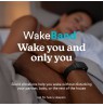 Homedics SS-WB100BL-WW WakeBand, Your Silent Alarm, Blue