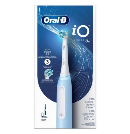 Oral-B iO Series 3N Elektrinis dantų šepetėlis, Ice Blue