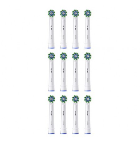 Oral-B Pro Cross Action x12 Dantų šepetėlio galvutės, Balta