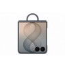 Samsung Galaxy Flip8 Silicone Ring Magnet Case Black