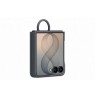 Samsung Galaxy Flip8 Silicone Ring Magnet Case Black