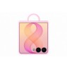 Samsung Galaxy Flip8 Silicone Ring Magnet Case Pink