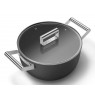 Smeg CSF2412BLM Kochtopf, 20 cm, Keramika