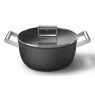 Smeg CSF2412BLM Kochtopf, 20 cm, Keramika