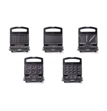 PROMIS 5-in-1 Toaster FORMEA /sandwich, cookies, nuts, waffles, doughnuts, grill/
