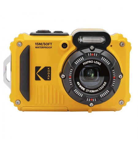 Kodak Pixpro WPZ2 Digital camera, waterproof to 15m, shockproof, yellow