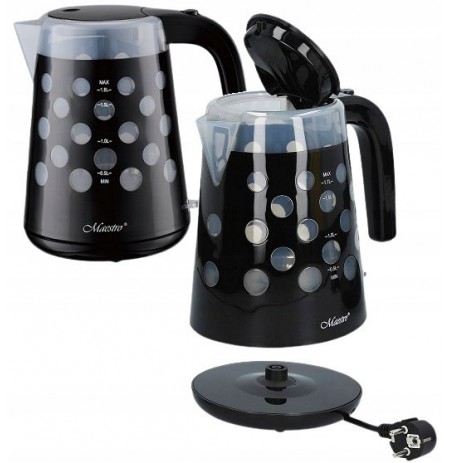 Electric kettle 1.7L 2200W MR-045-BLACK MAESTRO