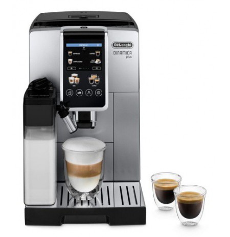 DeLonghi Dinamica Plus (ECAM380.85.SB) Kavos aparatas, Silver Black
