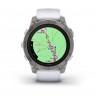 Garmin epix Pro (Gen 2) 3.3 cm (1.3") AMOLED 47 mm Digital 416 x 416 pixels Touchscreen Titanium Wi-Fi GPS (satellite)