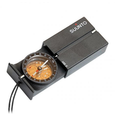Suunto MB-6 NH Magnetic navigational compass Plastic Black