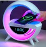 RENEW FORCE S11 RGB stalinis laikrodis –žadintuvas su Bluetooth kolonėle, bevieliu įkrovikliu ir lempa