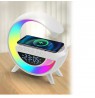 RENEW FORCE S11 RGB stalinis laikrodis –žadintuvas su Bluetooth kolonėle, bevieliu įkrovikliu ir lempa