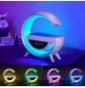 RENEW FORCE S11 RGB stalinis laikrodis –žadintuvas su Bluetooth kolonėle, bevieliu įkrovikliu ir lempa