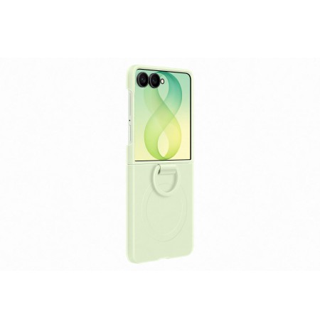 Samsung Galaxy Flip8 Silicone Ring Magnet Case Green