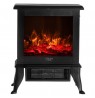 Adler Electric Fireplace | AD 7754 | Ceramic | 1800 W | Number of power levels 2 | Black