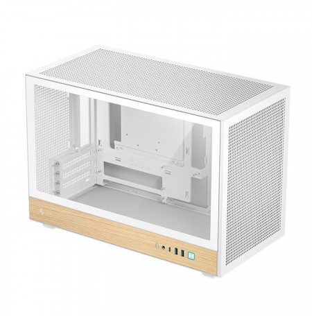 Case DeepCool CH260 WOOD white