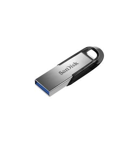 SanDisk Ultra Flair USB atmintinė 128GB, USB-A 3.0, Juoda/Sidabrinė
