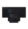 Logitech G240 Žaidimų pelės kilimėlis, 280 x 340 x 1 mm, Juoda