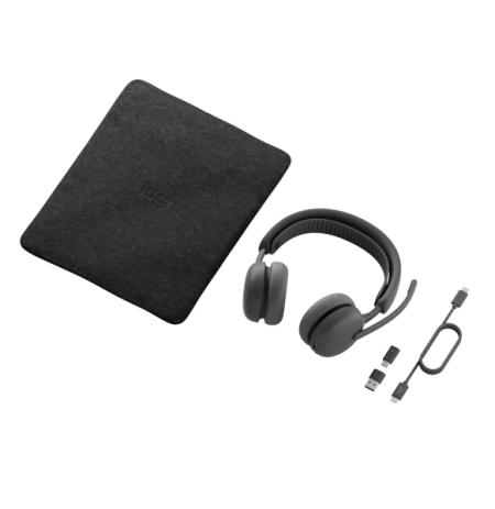 Logitech Zone Wireless 2 ES for Business UC Belaidės ausinės, Bluetooth, USB-C rec., Graphite