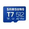 SAMSUNG T7 microSD Memory Card 512GB for Smartphones Tablets and Handheld Consoles up to 170MB/s Read