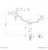 Neomounts DS60-425WH2 Monitor arm 17-27" - space saving
