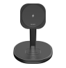 3-in-1 magnetinis belaidis įkrovimo stovas DELTACO, iPhone/TWS/Watch, LED lemputė / QI-1049 / 1902906