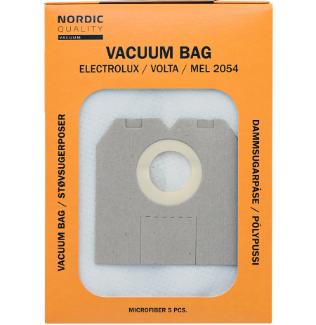 Dulkių maišeliai NORDIC QUALITY, tinkami „Electrolux“ dulkių siurbliams, 5 vnt. / NQ-88-P / 358020
