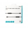 Kabelis DELTACO USB-C C-C aktyvus, 10Gbps, 3A, 3m / 1902002