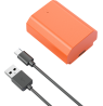 SmallRig 4969 NP-FZ100 USB-C Rechargeable Camera Battery Orange