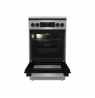 Gorenje GK5C42SJ | Cooker | Hob type Gas | Oven type Electric | Grey | Width 50 cm | Grilling | Depth 59.4 cm | 62 L