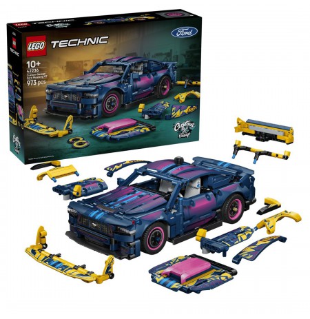 LEGO TECHNIC 42236 Custom Garage Ford Mustang GT