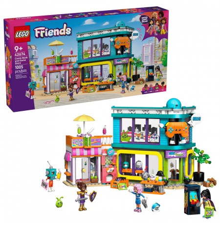 LEGO FRIENDS 42674 Comic Book and Game Store
