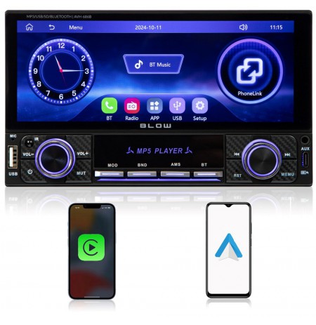 Radio BLOW AVH-686B RDS MP3/USB/micro SD/BLUETOOTH