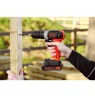 Drill-driver 18V 1-speed, 1x1.5Ah, charger 400mA