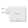 USB-C sieninis įkroviklis DELTACO su integruota išorine baterija ir GaN technologija, 9600 mAh, baltas / PB-Q1004 / 1902435