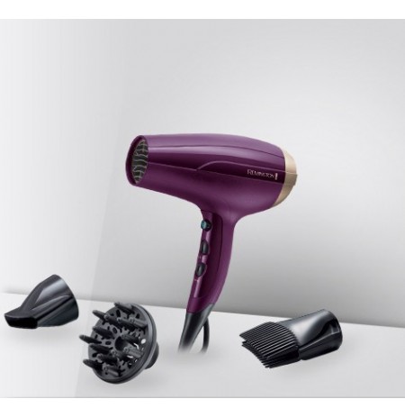 Dryer for hair REMINGTON D5219 (2300W, purple color)
