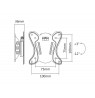Mount wall for TV Maclean MC-715 (Fixed - 27", max. 25kg)