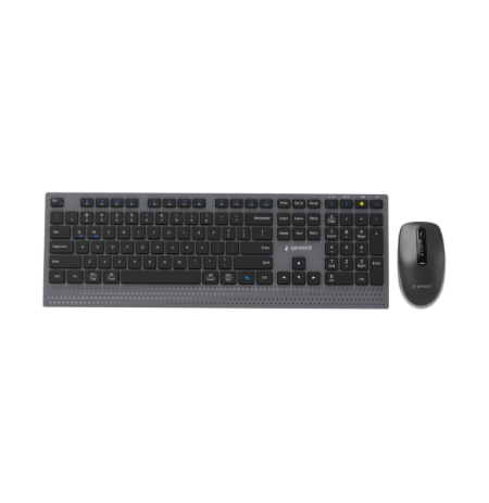 Gembird KBS-WPS-02 | Keyboard and Mouse Set | Wireless | US | Bluetooth | Black