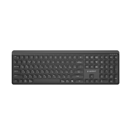 Gembird KB-WPS-03-CYRL | Keyboard | Wireless | Cyrillic | Bluetooth | Black