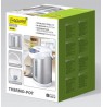 Maestro MR-084 steamer pot 4.5 L Stainless steel, White