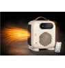 Adler LED Fan Heater with Remote Control | AD 7756 | Fan heater | 2000 W | Beige | IPX0