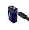 Trust USB-C rechargeable 9V battery
