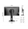 JAPANNEXT Monitor 60.5 cm JN-IPS2380UHDR-C65W