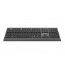 Gembird KB-MCH-06-CYRL Slim wired multimedia keyboard with Type-C adapter, Cyrillic layout, black